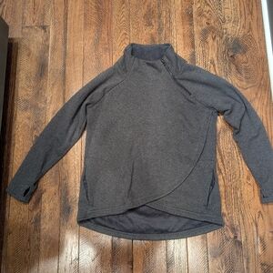 Athleta Grey Sweatshirt size L